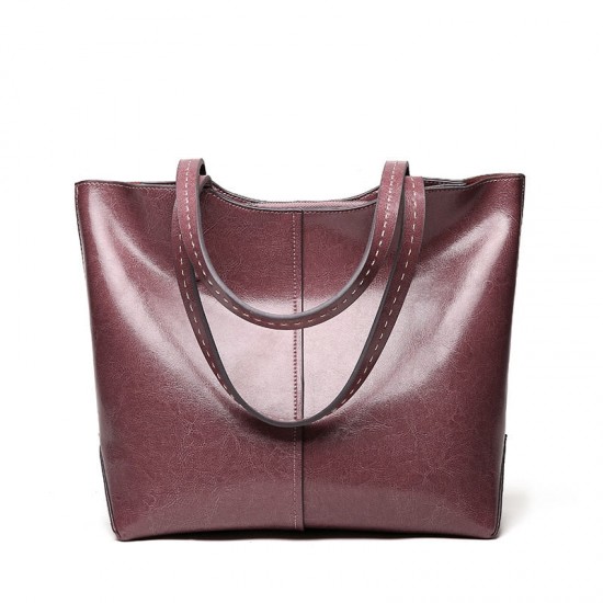Leather Rectangle Tote Bag Leather Rectangle Tote Bag