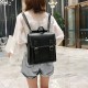 Leather buckle backpack Leather buckle backpack