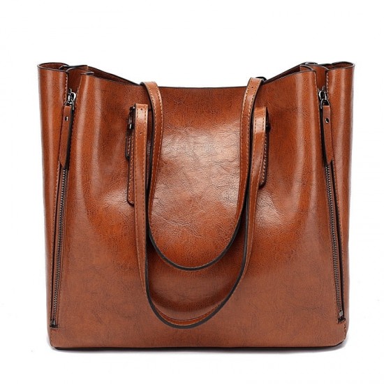 Rectangular Leather Tote Bag Rectangular Leather Tote Bag