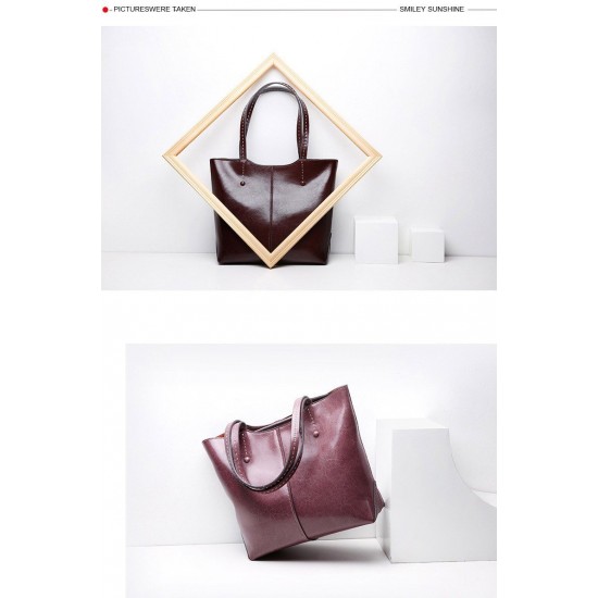 Leather Rectangle Tote Bag Leather Rectangle Tote Bag