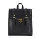 Double Buckle Leather Backpack Double Buckle Leather Backpack