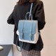 Leather Backpack With Buckles Leather Backpack With Buckles