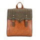 Double Buckle Leather Backpack Double Buckle Leather Backpack